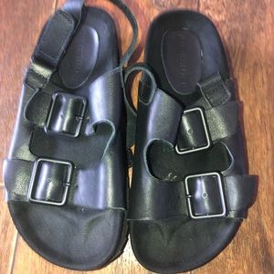 Zara kids black sandals